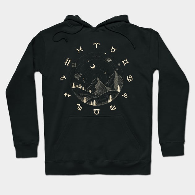 UNIVERS ASTROLOGIC Hoodie by mmpower
